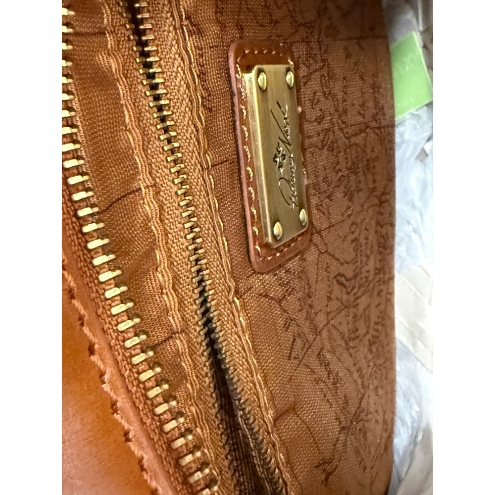 Patricia Nash LESINA Discovery Tapestry & Leather Tan Tote NEW $399 309 OF 400 - Picture 7 of 16